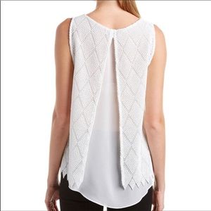 Bailey 44 *BNWT* sleeveless| lace| crochet| silk top| size L| Gorgeous detail 🤍